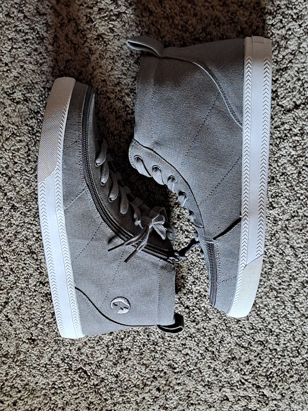 Billy Footwear Classic High-Top Canvas sneakers dark grey Size 9 - Picture 6 of 9